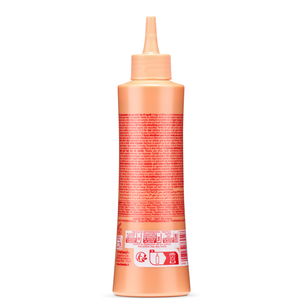 Fanola Detox Scalp Scrub Fluid Gel Vitamins Energy 195ml-Pre-Shampoo-Aladin Beauty