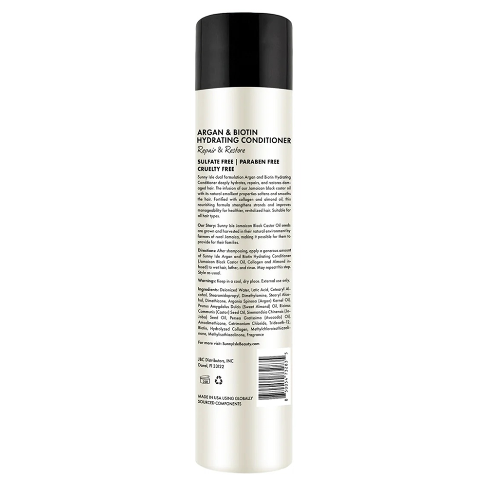Sunny Isle Argan & Biotin Hydrating Conditioner-All-Aladin Beauty