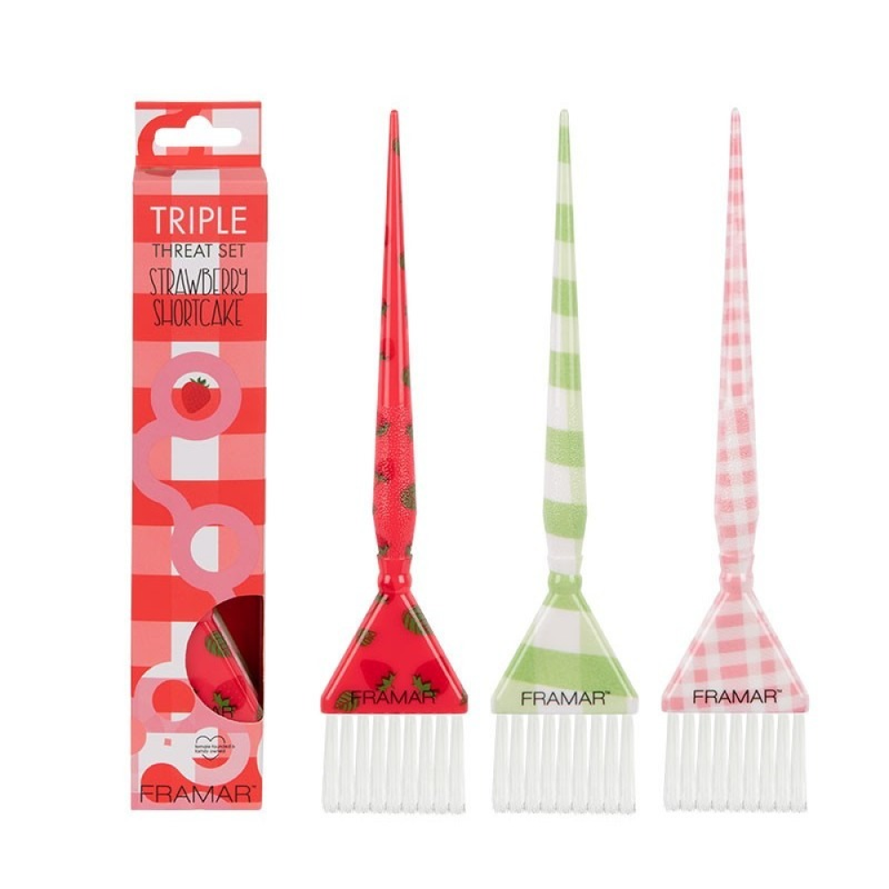 Framar Triple Threat Brush Set
