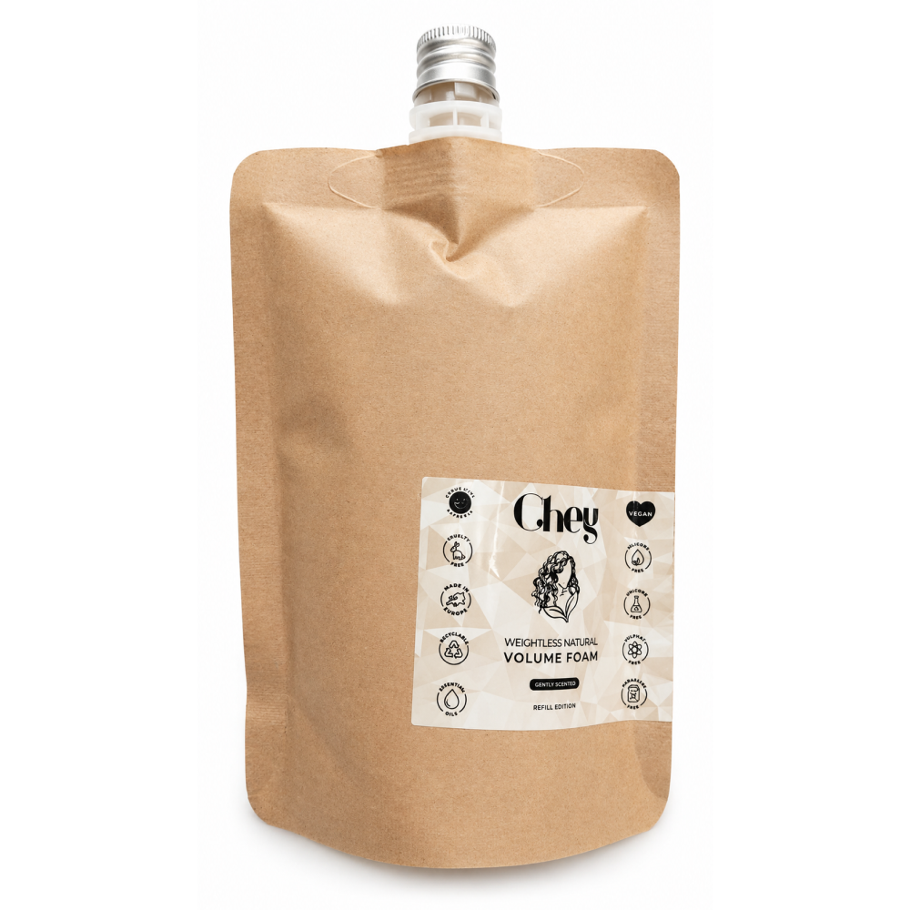 Chey Haircare Zero Waste Volume Foam Refill Pouch-All-Aladin Beauty