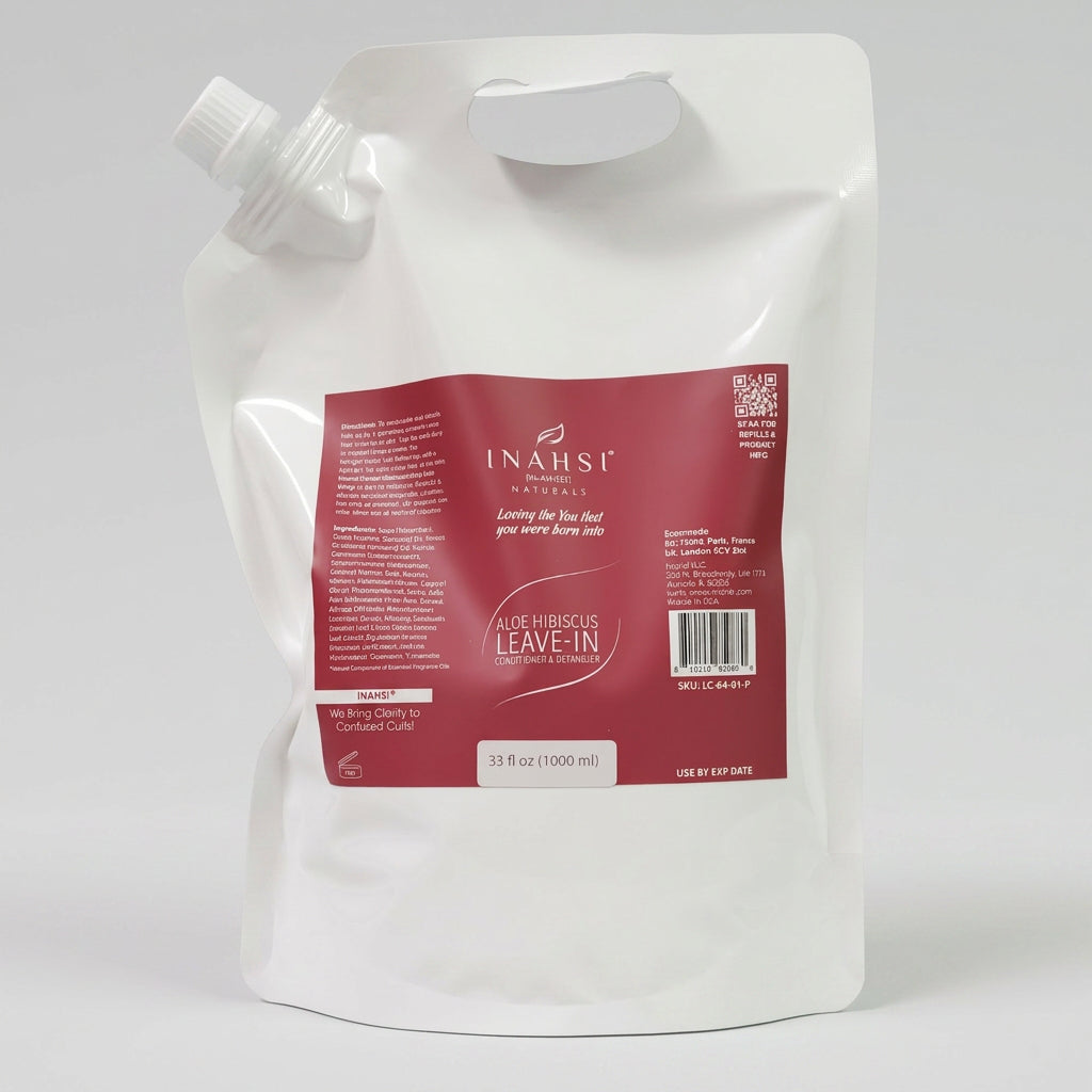Inahsi Naturals Aloë Hibiscus Leave-In Conditioner & Ontklitter