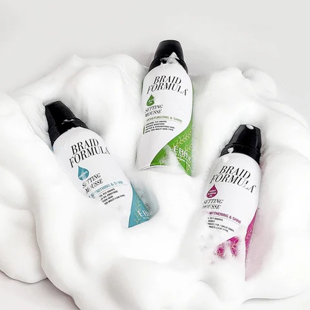 Ebin Braid Formula Setting Mousse 354ml-Styling Mousse-Aladin Beauty