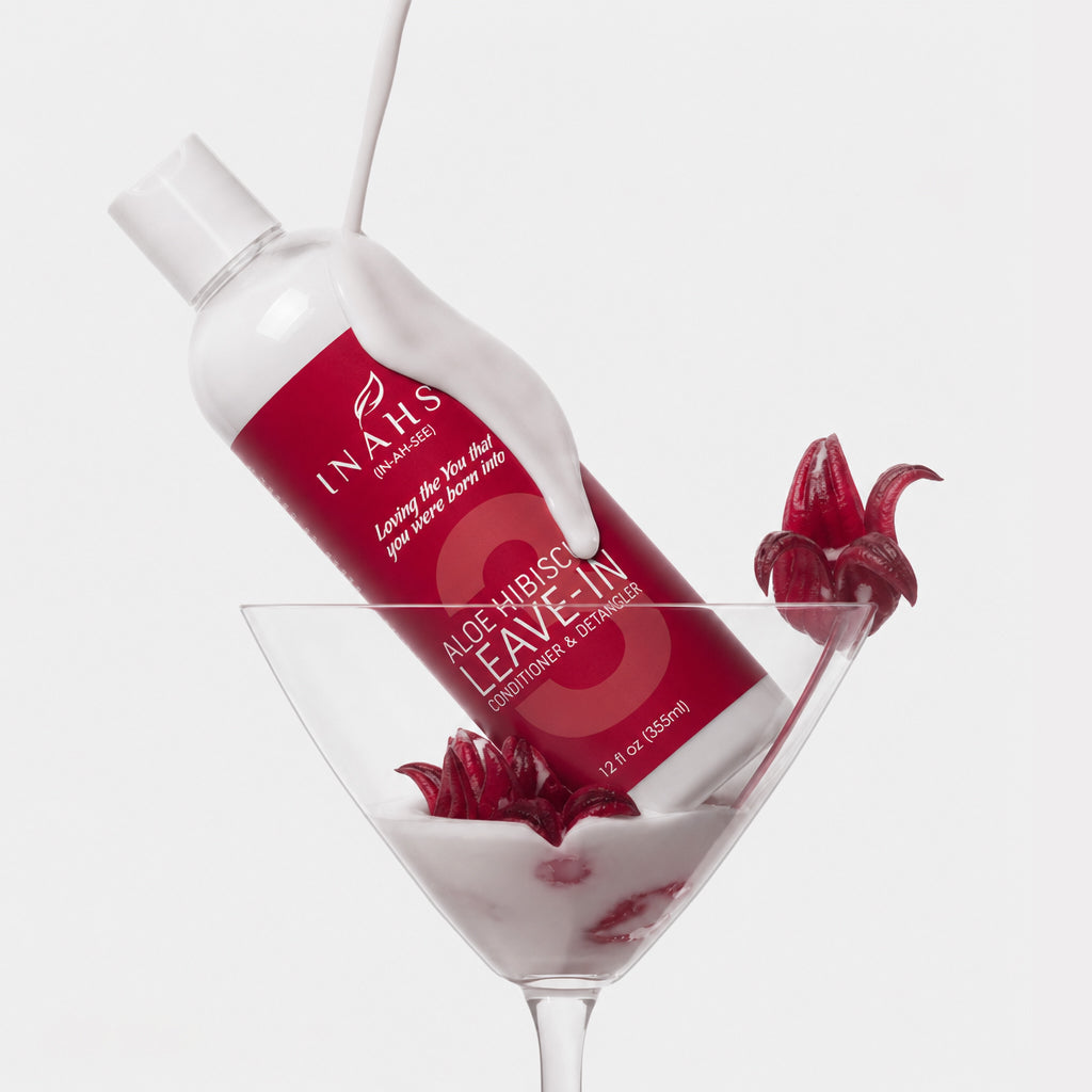 Inahsi Naturals Aloë Hibiscus Leave-In Conditioner & Ontklitter