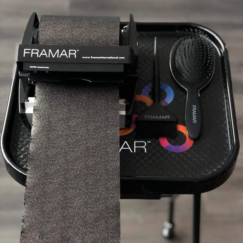 Framar Black Foil Roll 12.7cm x 100.58m