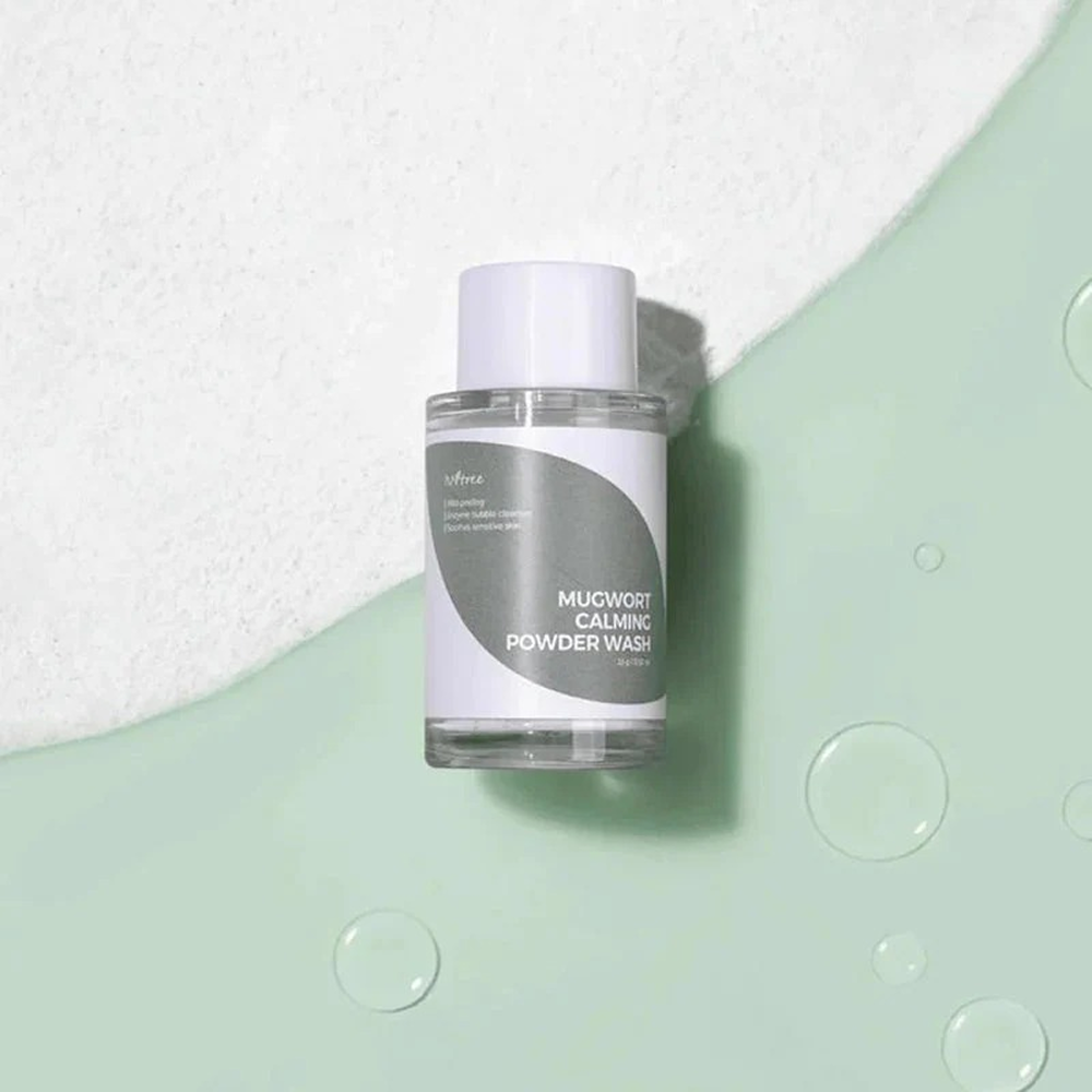 Isntree Mugwort Calming Powder Wash 15g-Powder Cleanser-Aladin Beauty
