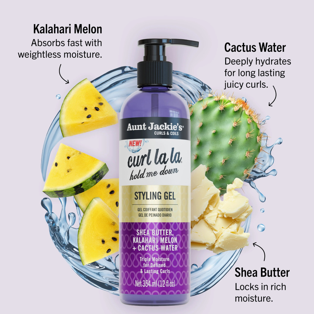 Aunt Jackie's Curl La La Hold Me Down Styling Gel 12oz