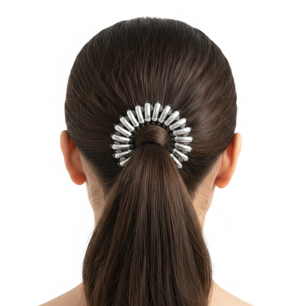 Invisibobble Power Crystal Clear Strawberry-Hair Ties-Aladin Beauty
